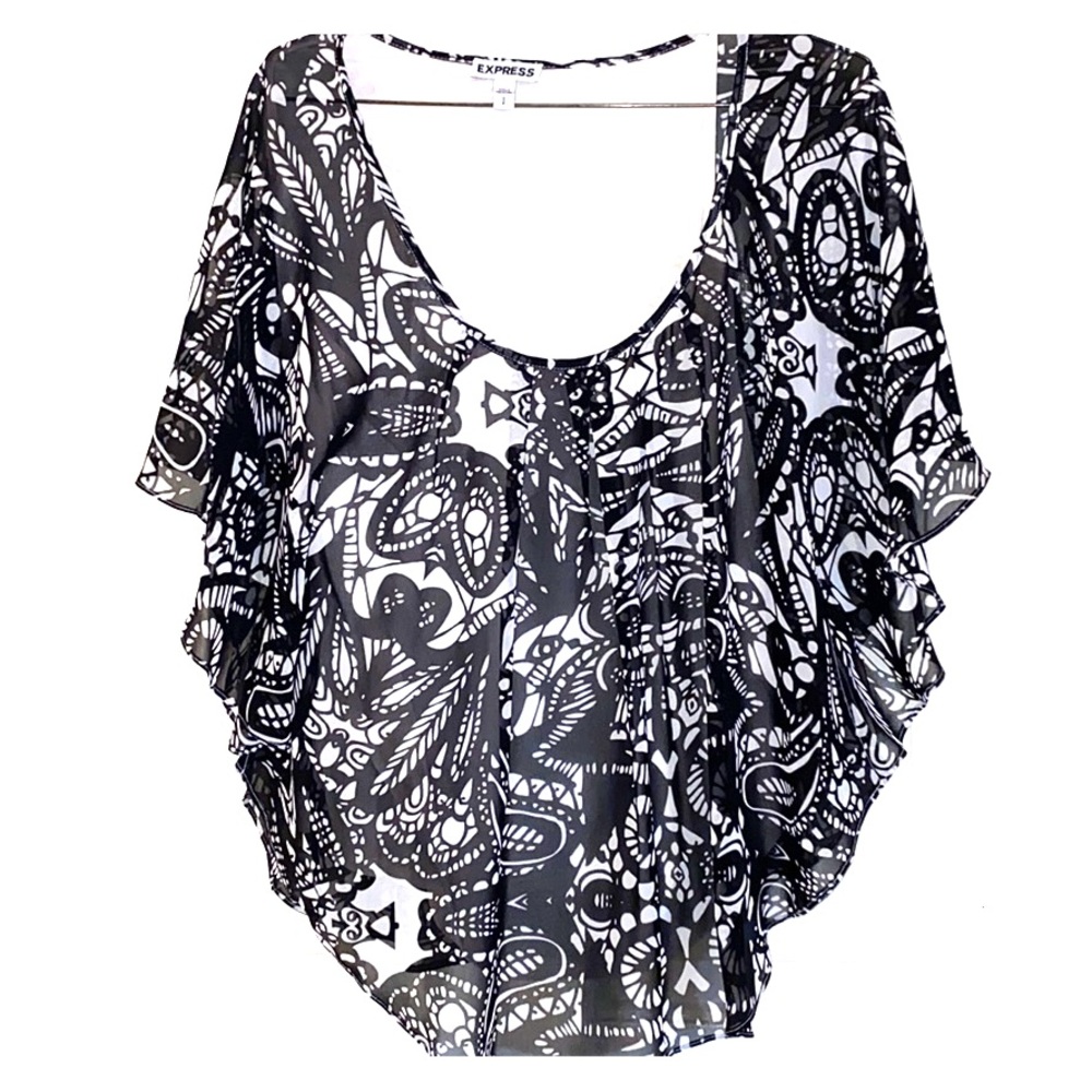 Express boho dolman sleeve top